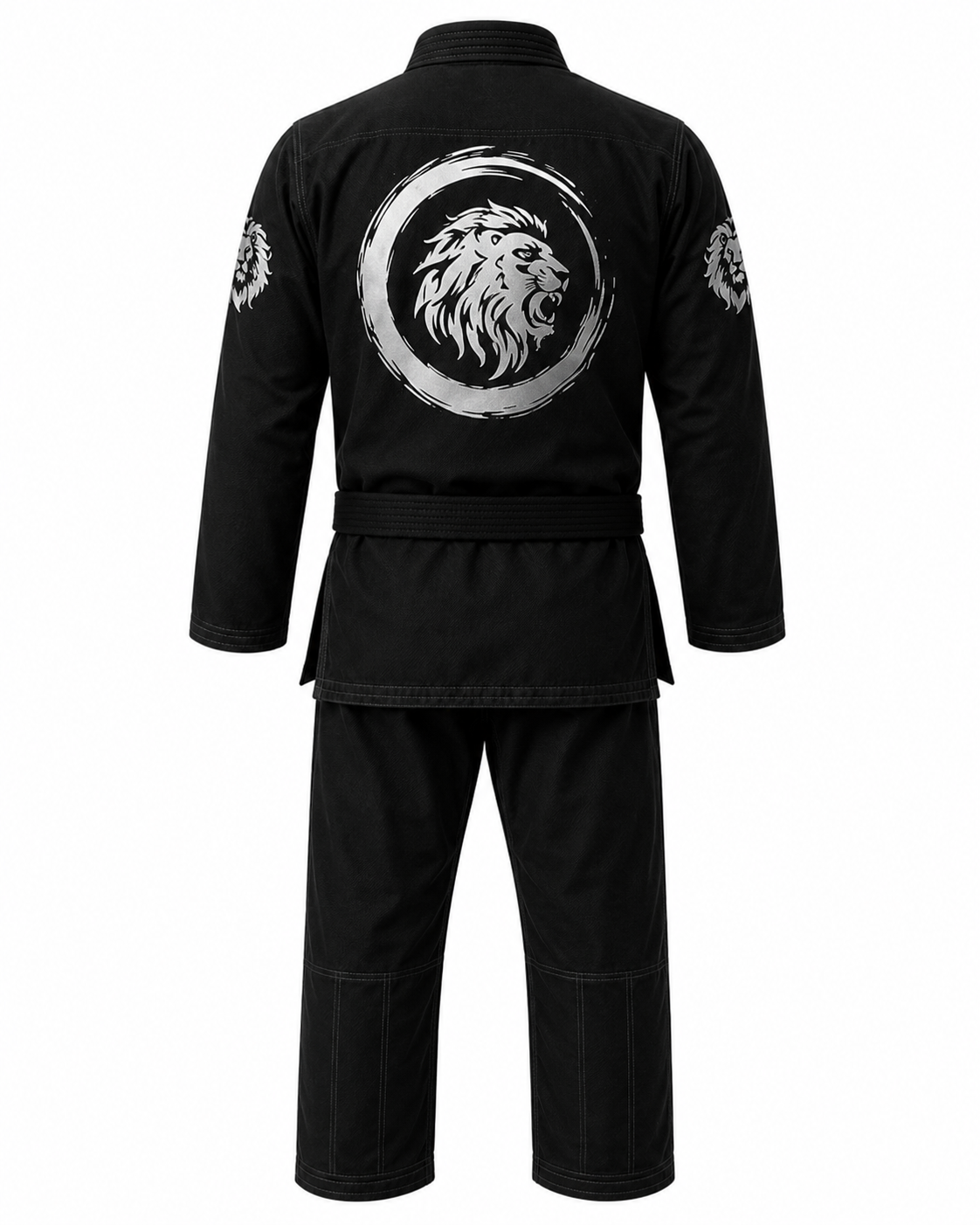 Bravo Empire Premium BJJ Gi – Jet Black & Silver