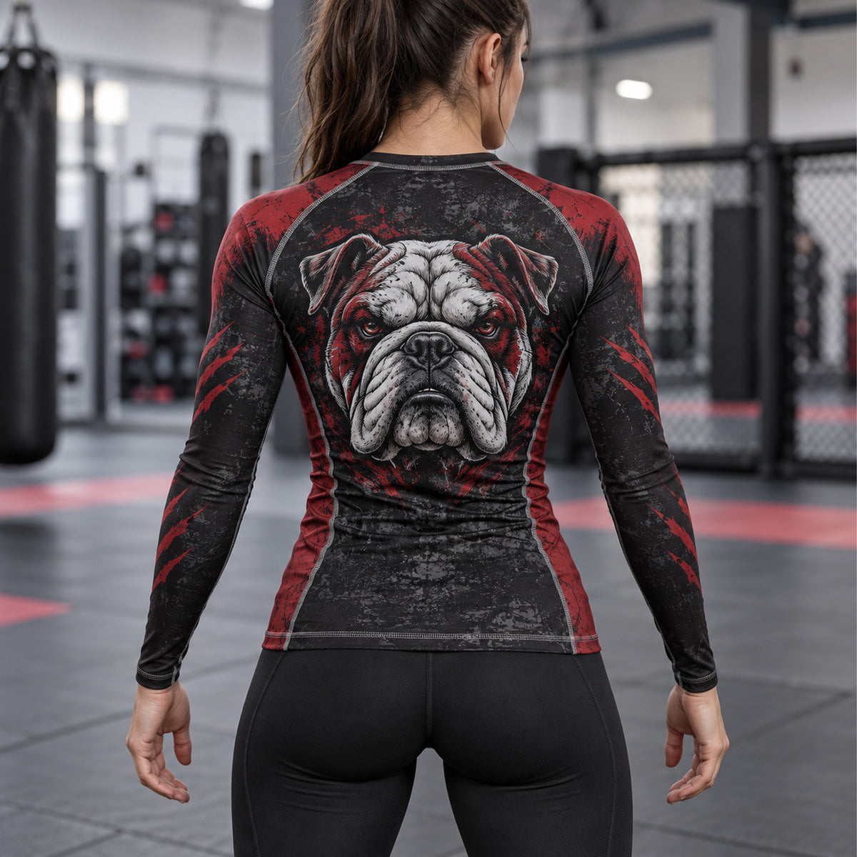 Bravo Women’s Bulldog Fury Long-Sleeve Rash Guard