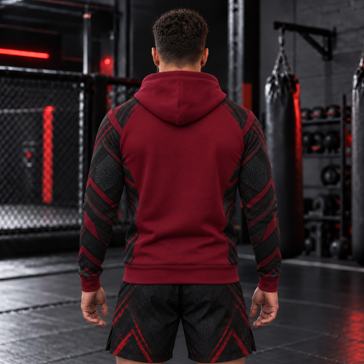 Bravo Men’s Crimson Armor Performance Pullover Hoodie