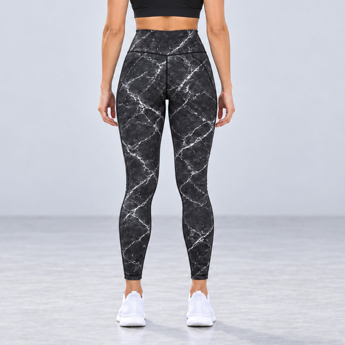Bravo Women’s Midnight Marble High-Waisted Leggings
