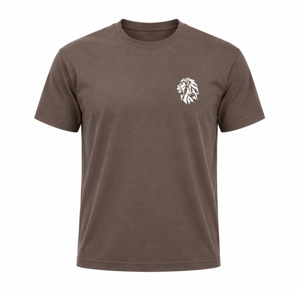 Basic Lion T-Shirt – Brown