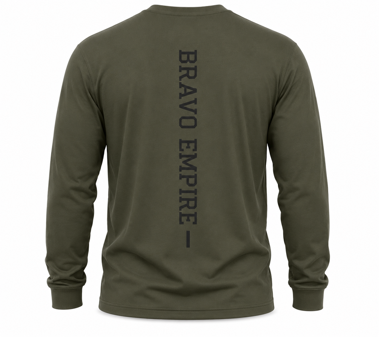 Bravo Empire Long Sleeve T-Shirt – Olive Green