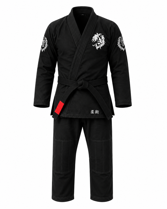 Bravo Empire Premium BJJ Gi – Jet Black &amp; Silver
