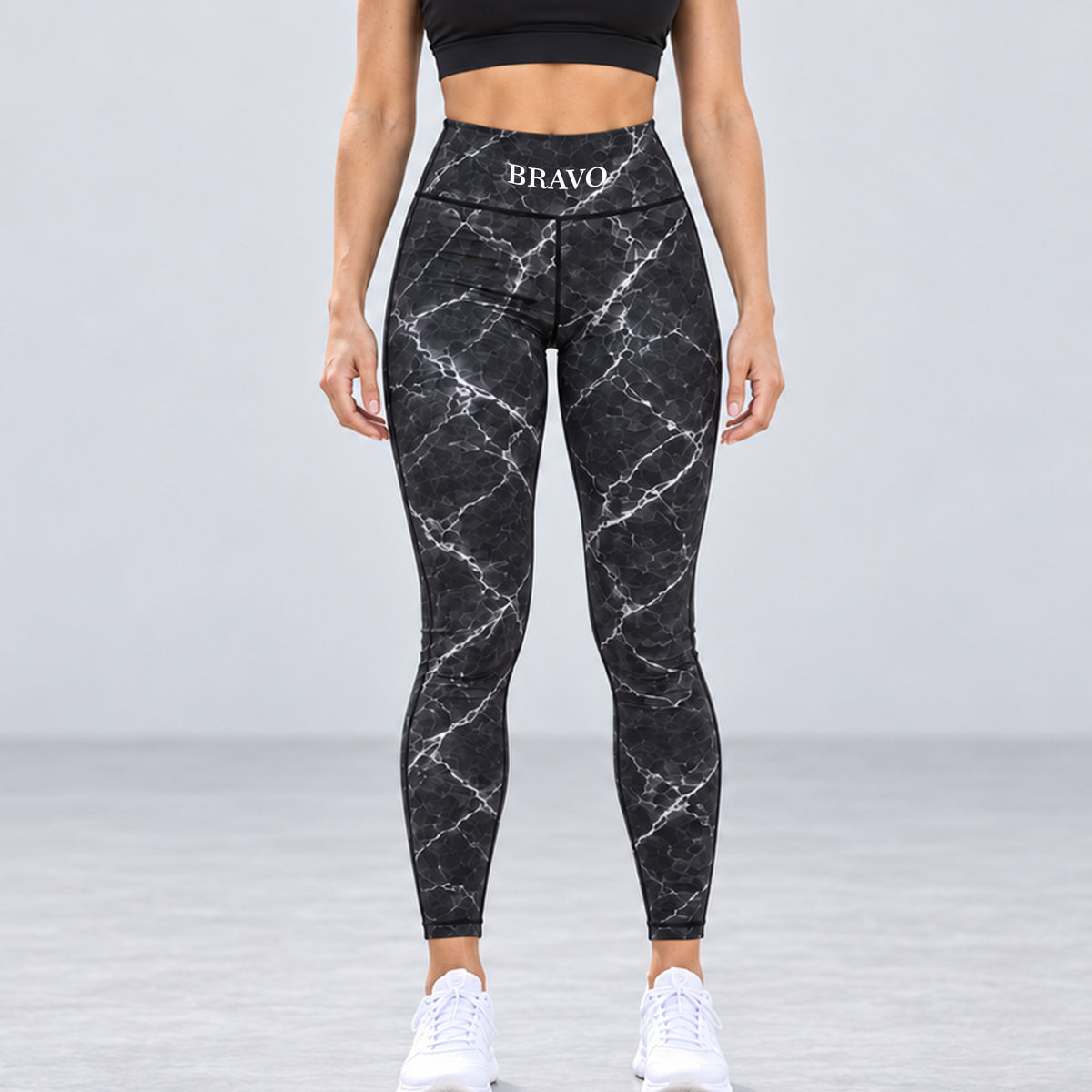 Bravo Women’s Midnight Marble High-Waisted Leggings