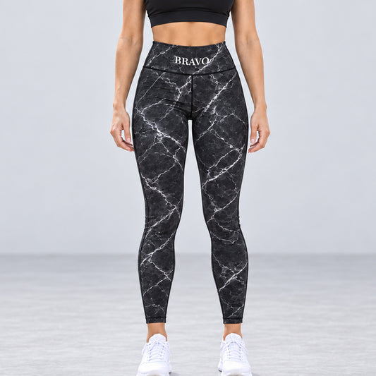 Bravo Women’s Midnight Marble High-Waisted Leggings