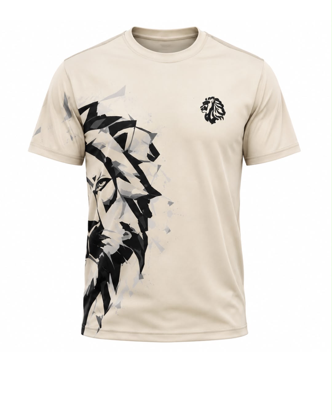 Bravo Empire – Geometric Lion Graphic T-Shirt