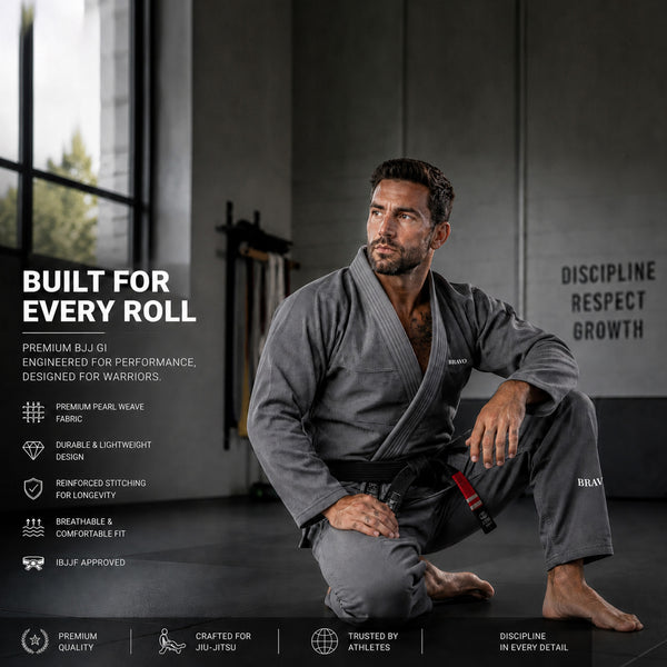 BRAVO Premium BJJ Gi — 390 GSM